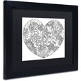 thumbnail image 2 of Trademark Fine Art "Mixed Coloring Book 45" Canvas Art by Kathy G. Ahrens, Black Matte, Black Frame, 2 of 4