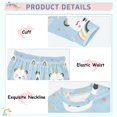 thumbnail image 4 of Dailycode Cotton Pajama Set Snug Fit Long Sleeve Top and Pants for 18M-8Y Cute Unicorn Panda, 4 of 7