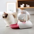 thumbnail image 3 of Dispensador de agua anti-derrames Yuyangstore cuenco para perros Rosa, 3 of 8