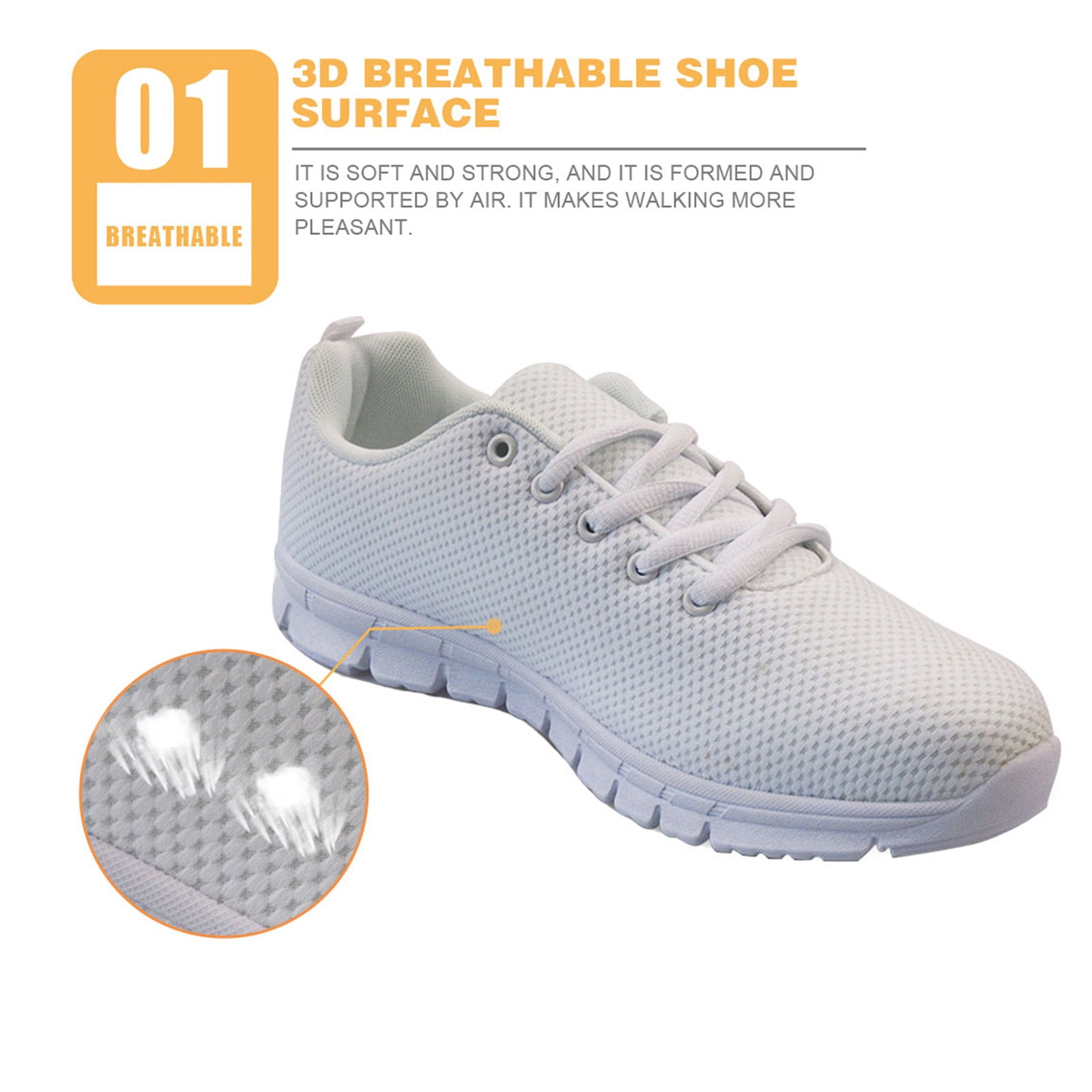COEQINE Blue Tie-dye Women Sneakers Running Walking Shoes White Sole Fashion Tennis Shoes for Travel Casual Breathable Mesh Trainers Footwear for Women Girls