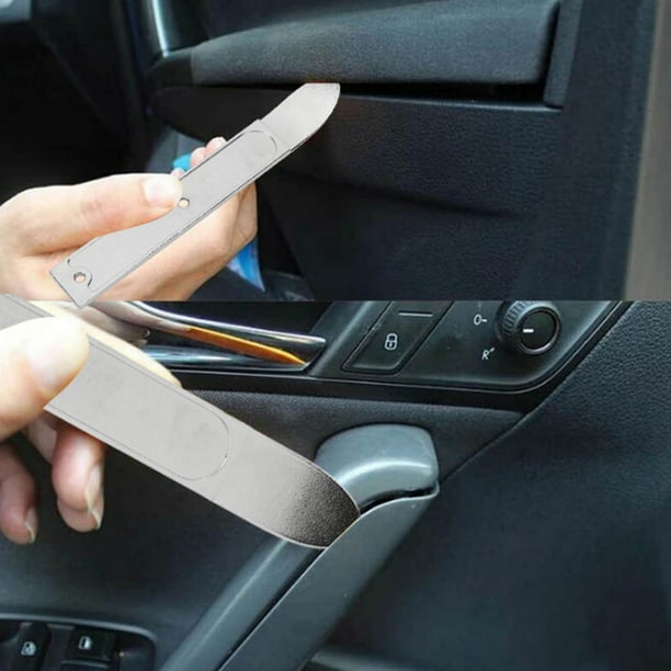 Herramienta de Barra de Cuña de Cuña de metal, Punta Puntiaguda Puntiaguda para la Puerta de la Puerta del Automóvil de la Puerta de Extracció de Automóvil para la Moldura
