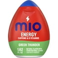 thumbnail image 5 of MiO Energy Green Thunder Liquid Water Enhancer, Caffeinated, 1.62 fl oz Bottle (Pack-5), 5 of 12