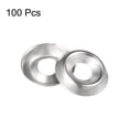 thumbnail image 2 of Uxcell  #12 304 Stainless Steel Cup Washer Countersunk for Screw Bolt 100 Pack, 2 of 4