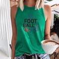 thumbnail image 1 of T-shirt Sans Manches à Col Rond Imprimé Mode pour Femmes, 1 of 4