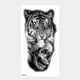 thumbnail image 1 of Pegatina de papel para tatuaje de animales, tigre, león, cabeza de lobo, medio brazo, pegatina grande de transferencia de agua, 1 of 6