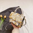 thumbnail image 2 of Bolso cuadrado pequeño informal y moderno, bolso de mujer, bolso de hombro Retro para mujer, nuevo bolso cruzado de moda, 2 of 5