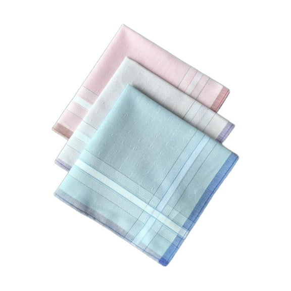 UNTERING Sweat Wiping Handkerchief for Kids Male Women Elderly Handkerchief Pocket Handkerchief for Husband Dad Grandfather