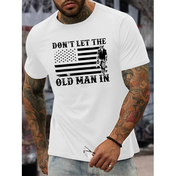 Men's Summer Fashion T-Shirt with Unique Graphic Print - Casual Round Neck, Short Sleeve, Machine Washable, T-shirts