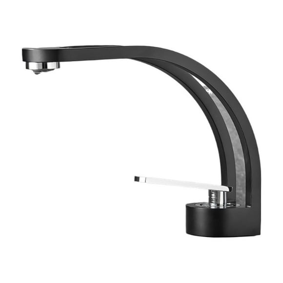 Creative All Copper Basin Faucet, Bathroom Toilet Under Basin Vanity Faucet, Hot And Cold Water Faucet White Chrome ,Versatile Features