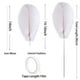 thumbnail image 3 of Kit de plumas de avestruz Ballinger 10 piezas, 71 cm, grandes, blancas, 3 of 7