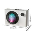 thumbnail image 4 of Altavoz Bluetooth de aromaterapia | Audio inalámbrico portátil con temática de planetas | Color del cielo de ensueño | Sonido envolvente de 360° | Luz ambiental | Batería larga | Regalo para el, 4 of 7