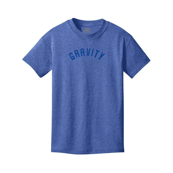 Gravity Athletics Water-Based Kids Cotton T-Shirt - Royal/Navy Ink - Small