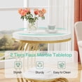 thumbnail image 6 of Fnova End Table Modern Wood Narrow Farmhouse Side Tables with Storage Shelf for Living Room, Bedroom, Nightstand, 6 of 15