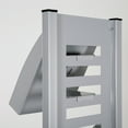thumbnail image 5 of M&T Displays Heavy Duty Literature Rack with 8 pcs. Steel Shelf and Rotating Base Magazine Holder Brochure Display Stand Catalog Leaflet for Fair Conference (Gray 8.5x11 A4), 5 of 6