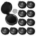 thumbnail image 2 of 10 Pack Fingerprint Ink Pads, Mini Black Thumbprint Stamp Pad, Easy to Wash Portable Thumbprint Kit, 2 of 5