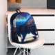 thumbnail image 5 of Disketp Moonlit Blue Wolf Mochila Ligera Clásica con Múltiples Bolsillos, Mochila Casual para Hombre y Mujer, Ideal para Escuela, Trabajo y Viajes, 5 of 6