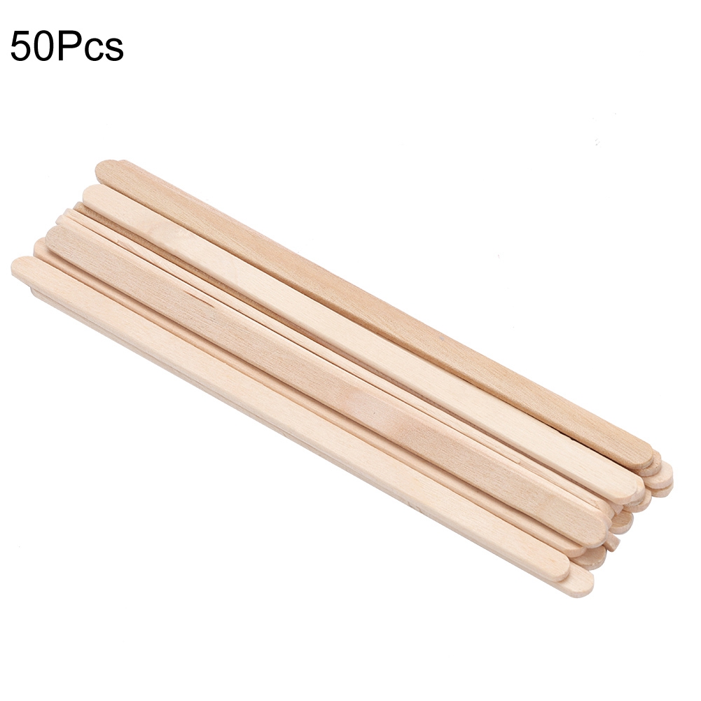 Kritne Waxing Stick, Hair Removal Sticks,50Pcs Disposable Wooden Depilatory  Wax Applicator Stick Spatula Hair Removal Tools 