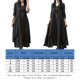 thumbnail image 2 of Vestido Vestido de cuello redondo de mezcla de algodón Traje de vacaciones para mujer con estampado de flores (Negro XL) Cgtredaw Negro T XL para Mujer, 2 of 6