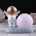thumbnail image 2 of Clearance! Creative Astronaut Light Up Small Ornaments Resin Gift Children's Room Gift, 2 of 4