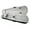 Silver Gray, variant on Tcbosik Cloth Fluff Triangle Shape Violin Case with Beige and Yellow Lining for 4/4 Violin, Black