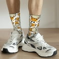thumbnail image 6 of Logiee Giraffes Head Print Adult Socks for Men & Women,Calf Socks, Ankle Socks,Boots Socks,Breathable Casual Sock,Unisex Crew Socks, 6 of 6