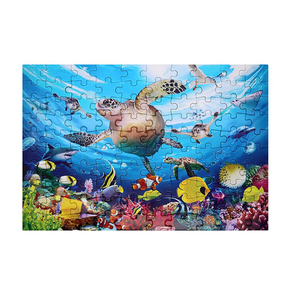 Underwater 100 Piece Jigsaw Puzzle for Kids Age 6 Years Up 