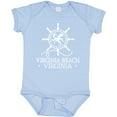 thumbnail image 3 of Inktastic Virginia Beach VA Nautical Boys or Girls Baby Bodysuit, 3 of 5