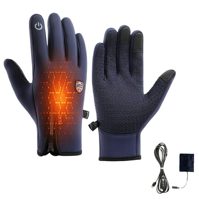 Gants Chauffants Toutes Saisons - Alimentés par USB avec Embouts Tactiles pour Temps Froid et Trajets