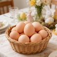 thumbnail image 4 of 20 Pack Easter Plastic Eggs, 2 Inch Brown Fake Simulation Eggs for DIY Crafts Painting, Realistic Artificial Chicken Eggs for Easter Party Decorations Basket Fillers Home, 4 of 9