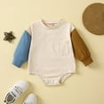 thumbnail image 2 of WEIYLL Boy's Bodysuits Long Sleeve Bu2 Baby Casual Jumpsuits 18-24 Months, 2 of 6