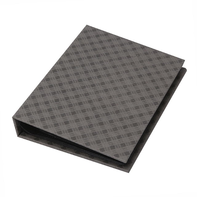 Libro de almacenamiento de fotos Zulema con soporte para calcomanías de uñas de 30 gris