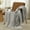 Gray, variant on Chenille Chunky Knit Throw Blanket Chevron Textured Bedding Blanket,60" X 80",Sage Green