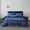 Dark Blue, variant on Simple&Opulence 100% Cotton Buffalo Check Plaid Printed Duvet Cover Set, 3 Piece Bedding Set Including 1 Comforter Cover and 2 Pillow Shams, Soft and Comfortable (Queen,Red)