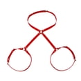 thumbnail image 1 of Porte-jarretelles Élastique Punk Gothique Boucle de Cuisse Ronde Bretelles Fille Noir Rouge, 1 of 3