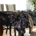 thumbnail image 5 of Yayeee Tablecloths 60" x 120" Rectangle Wrinkle Resistant Party Table Cover, Dark Flowers Pattern, 5 of 8