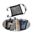 thumbnail image 1 of Asiento Organizadora De Malla Red Elástica Almacenamiento Modelo Negro, 1 of 4