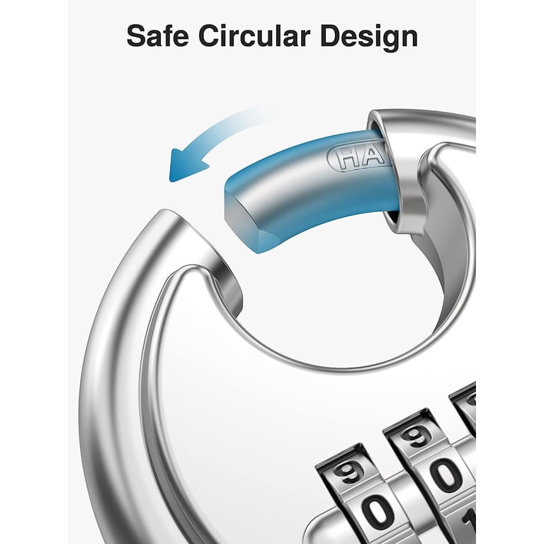 Discus Combination Lock Combination Padlock Rohuis Padlock Combination Lock - 4 Digit Discus El ...