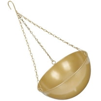 Hanging Type Flowerpot Small Basket Wire Plant Hanger Golden