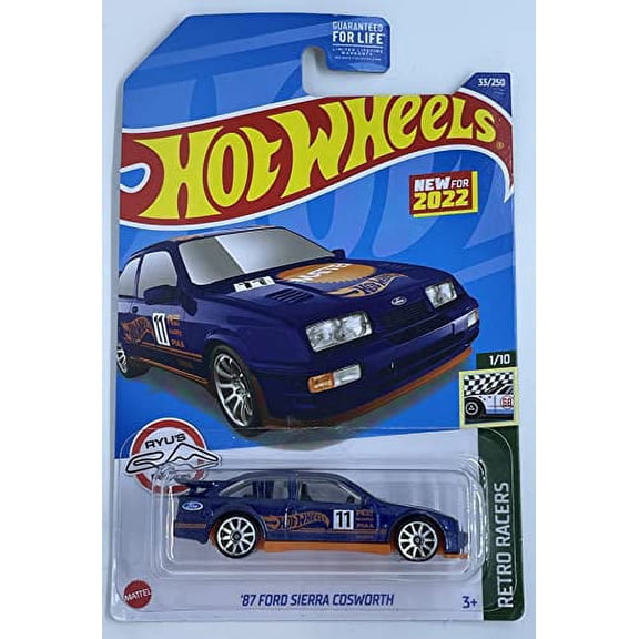 Hot Wheels '87 Ford Sierra Cosworth Retro Racers 1/10 33/250