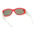 thumbnail image 4 of Boys Color Mirror T-Rex Dinosaur Print Arm Oval Sport Sunglasses Red - Orange Mirror, 4 of 4