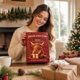thumbnail image 6 of 2026 Highland Cow Advent Calendar, 24 Days Christmas Countdown Calendar with Different Themed Mini Highlandcow Ornaments for Holiday Decor, 6 of 7