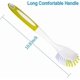 thumbnail image 4 of Scrub Brush for Dish Kitchen Sink Pot Pan with Stiff Bristles, Yellow-Green 5pcs, 4 of 4