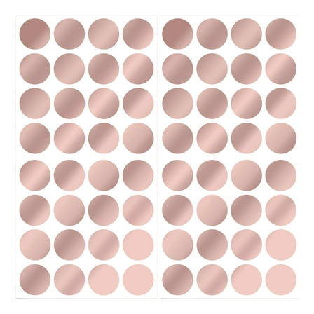 WallPops Rose Gold Confetti Dots Wall Decals (64 Pack)