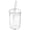 Clear, variant on Glass Cup with Lid and Straw, 16.9oz Iced Coffee Cups with Lids, Glass Tumbler with Dome Lid, Glass Tumbler with Straw, Drinking Glasses for Smoothies Juice