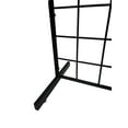 thumbnail image 2 of Only Hangers Black Gridwall Countertop Display with Mini T-Legs - Includes (9) 4" Gridwall Hooks Included - Heavy Duty Panel - 12" x 24", 2 of 5
