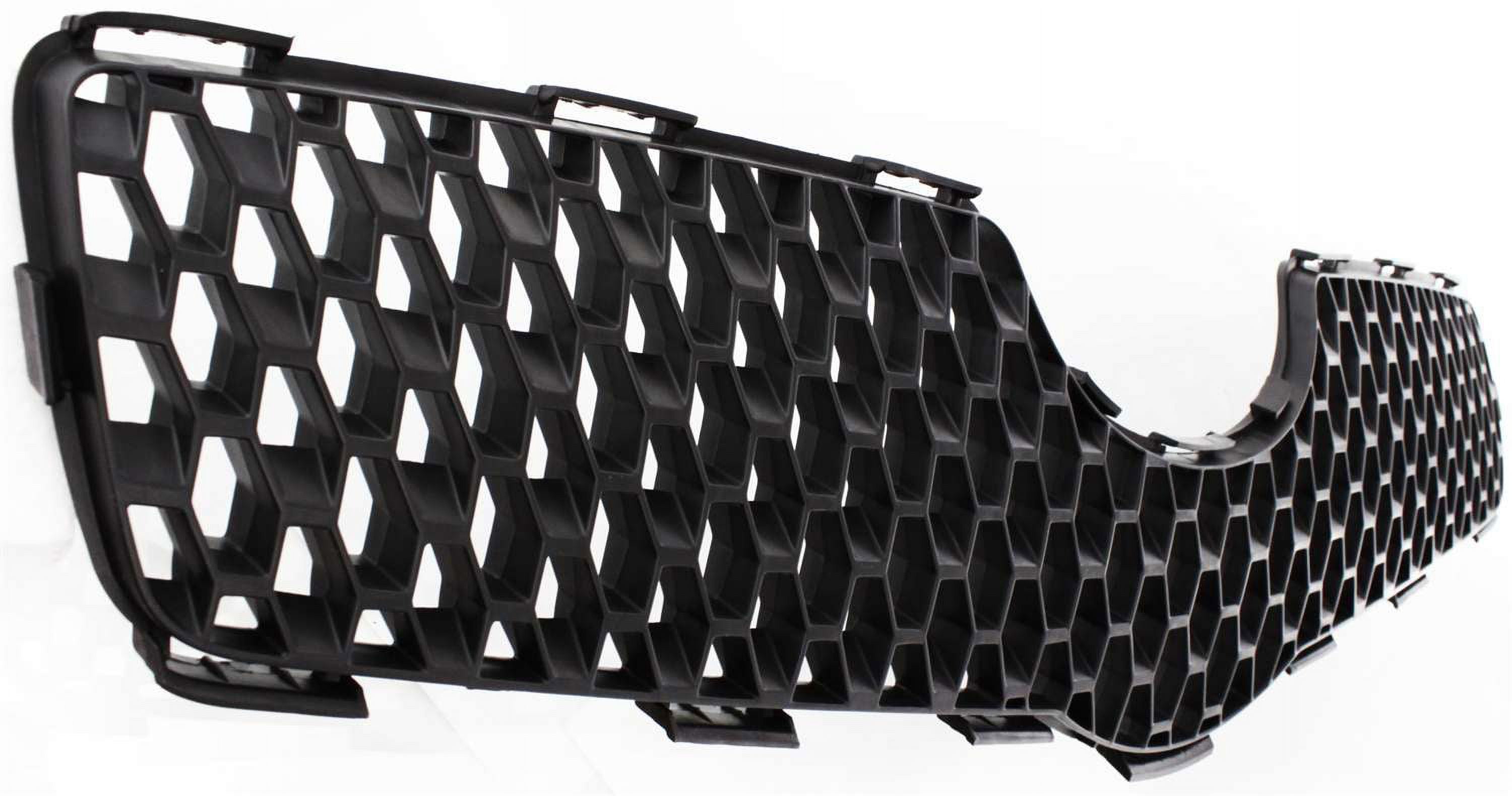 Grille Assembly Compatible With 2007-2008 Toyota Yaris Hatchback Textured Black Shell and Insert