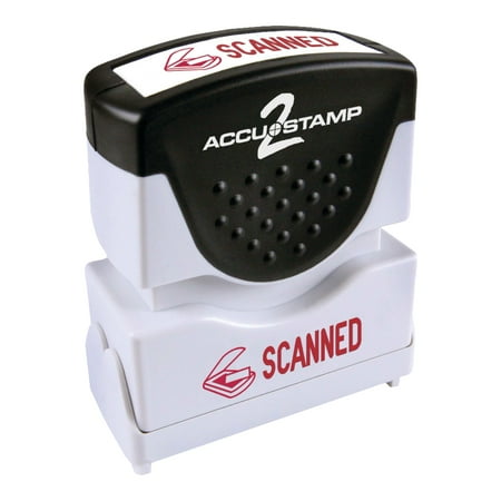 UPC: 0039956356183 | Accu-Stamp2® Shutter One-Color Stamp Scanned 1 5/8 x 1/2 Impression Red