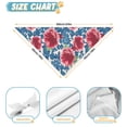 thumbnail image 6 of Dog Bandana 2 Pack,Pioneer Flower Floral Print Pattern Bandanas for Dogs,Cat Bandana,Small/ Large Dog Bandana 2 Size,Dog Bandanas, 6 of 6