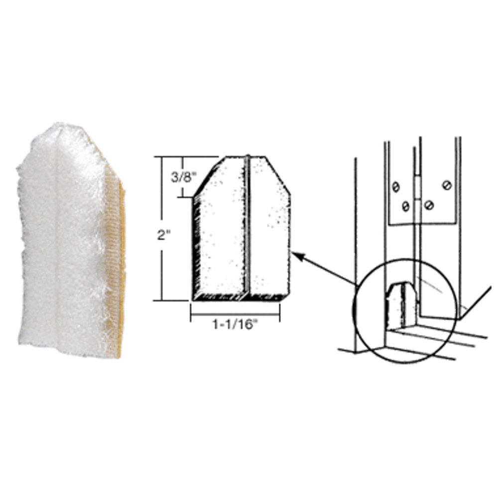 Gordon Glass White Door Jamb Dust Pads 10 Pack