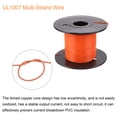 thumbnail image 4 of Uxcell 2 Count Wire Polyvinyl Chloride Hookup Wire, Copper Wire with Spool for Internal Connecting Wire Orange 30AWG,30m, 4 of 7